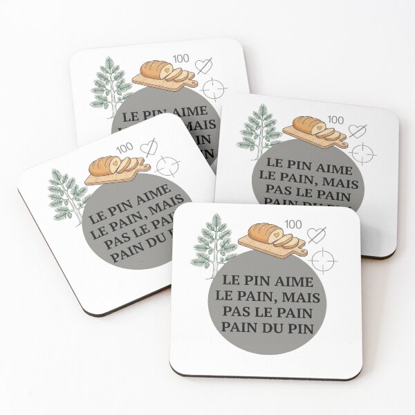 Item preview, The Pine Tree Loves Bread - French Humor and Wordplay designed and sold by Bitty777.