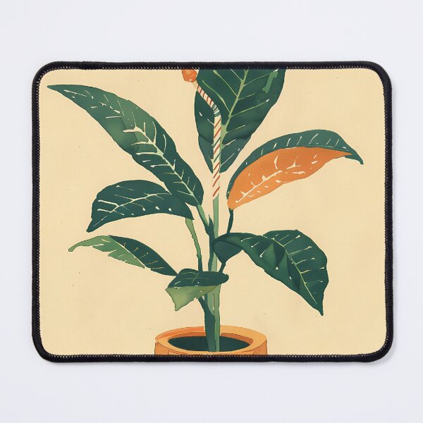 Item preview, Cute houseplant in a terracotta pot illustration designed and sold by Artdavesalzburg.