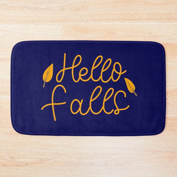 Item preview, Hello Fall Cute Hand Drawn Autumn Lettering and Leaves designed and sold by SolutionsArt.