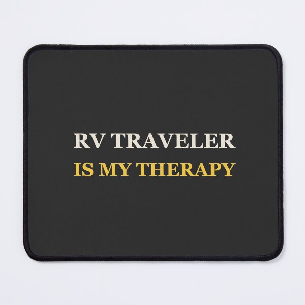 Item preview, RV Traveler Is My Therapy - RVing designed and sold by RetroThreadWorks.