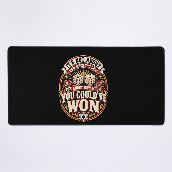 Item preview, Could've Won Dice & Poker Chips - Casino Humor designed and sold by FTS-Studio.