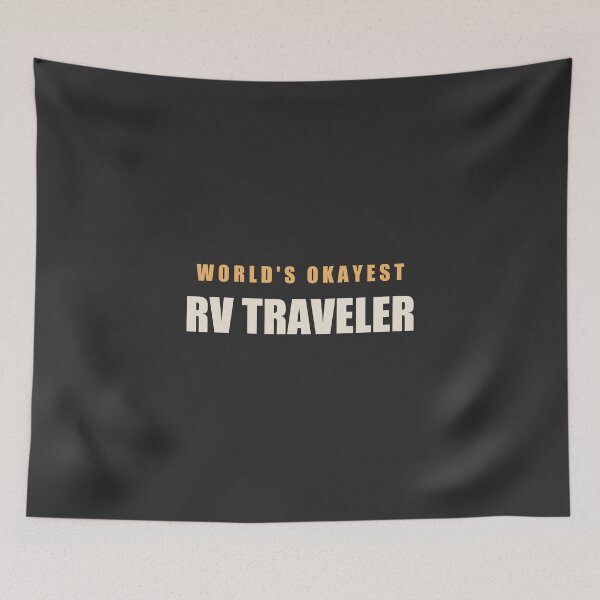Item preview, World's Okayest RV Traveler - RVing designed and sold by RetroThreadWorks.