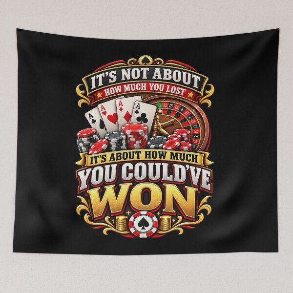 Item preview, Could've Won Casino Night - Roulette & Poker Humor designed and sold by FTS-Studio.