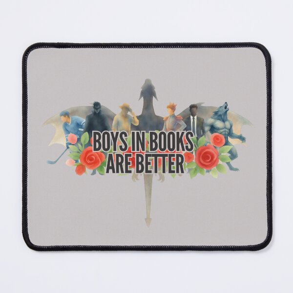 Item preview, Boys in Books designed and sold by TotAlyBooked.