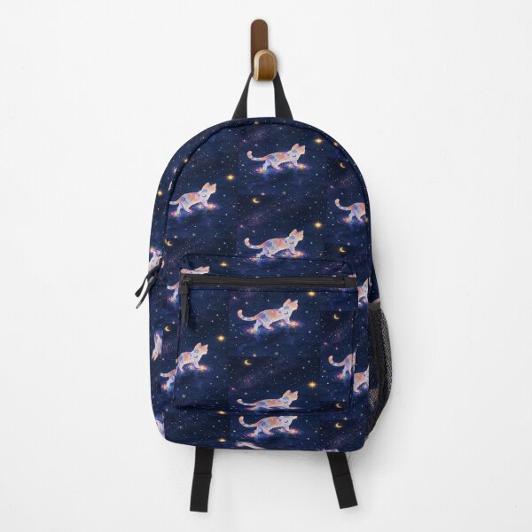Item preview, Galaxy Cat Walking On Stars Artwork designed and sold by NivyasArtistry.