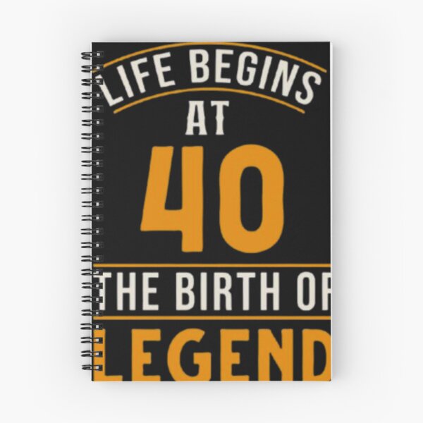 Item preview, Life Begins At 40 The Birth Of A Legend Retro Birthday designed and sold by louda02.
