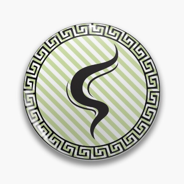 Item preview, Minimalist Circular Frame - Greek Meander Pattern designed and sold by Rehnair.