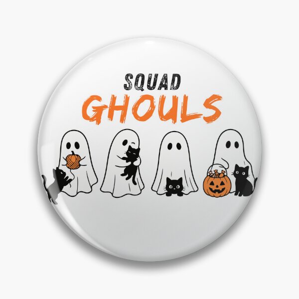 Item preview, Squad Ghouls - Cute Halloween Ghosts and Black Cats designed and sold by TherezaDesign.