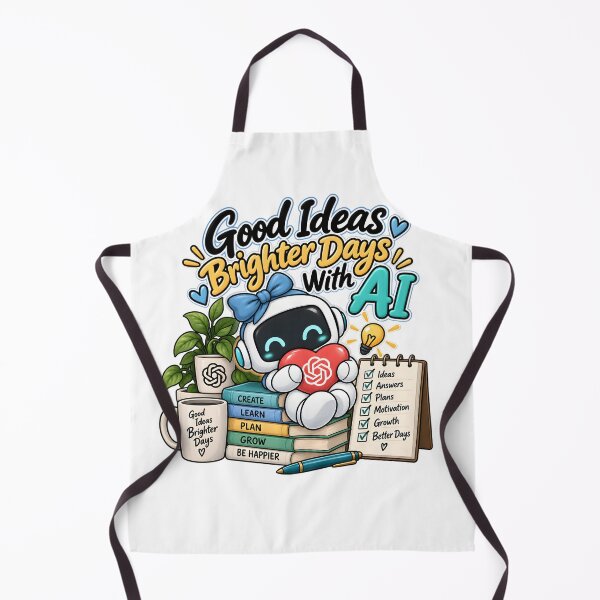Item preview, Good Ideas, Brighter Days with AI designed and sold by TinyWeird.