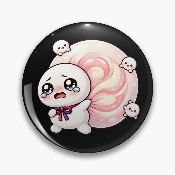 Item preview, Cute Crying Snail with Giant Pink Shell – Kawaii Fantasy Character Art | Adorable Whimsical Illustration designed and sold by MrDev.