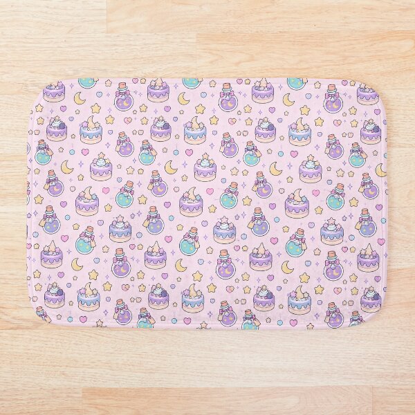 Item preview, Kawaii Moon Potion Cake Pattern designed and sold by Soft Berry Studio.
