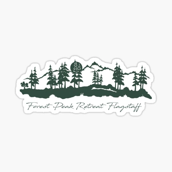 Forest Peak Retreat Logo - From ccnow.info Sticker