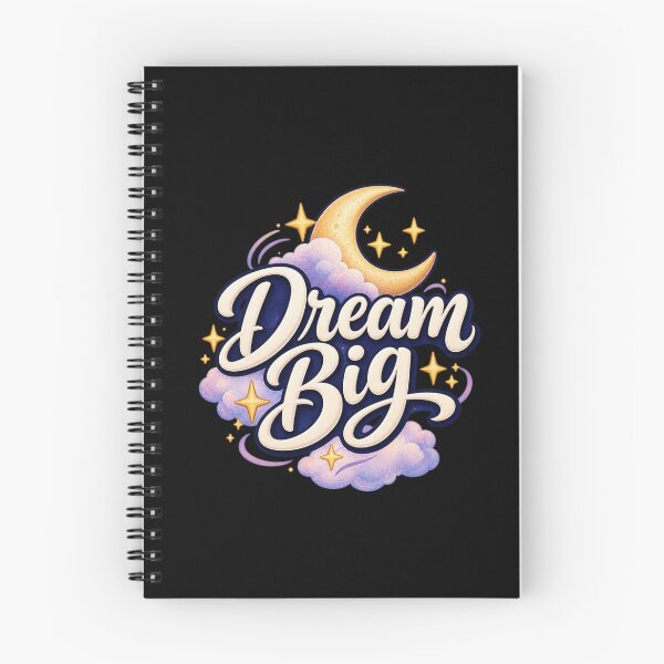Item preview, Dream Big Cute Celestial Typography - Moon and Pastel Clouds Sticker designed and sold by Nunaprettyshop.