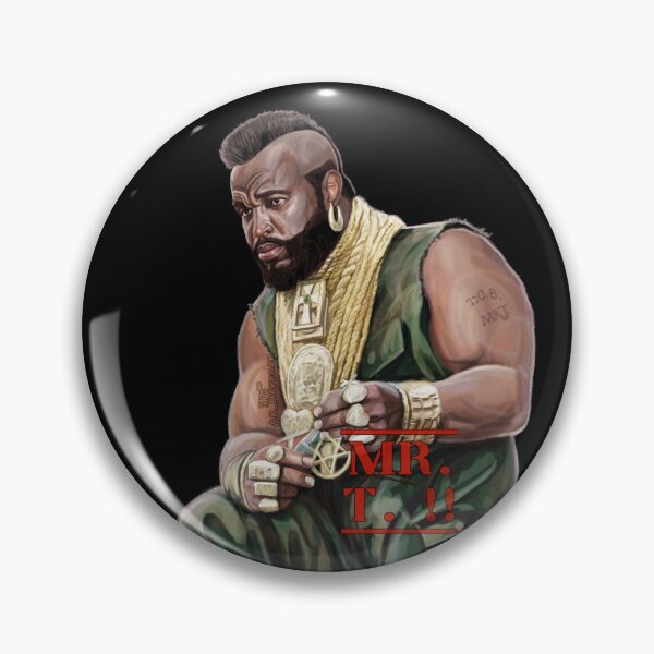 Item preview, Mr T Laurence Tureaud , handpainted fanart, parody designed and sold by AK-Hevonen.