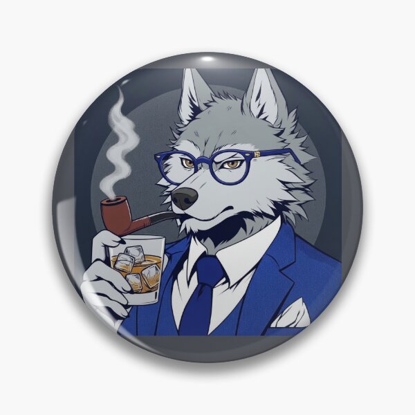 Item preview, Big Bad Blue Wolf designed and sold by deafhoops1.