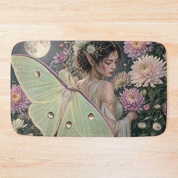 Item preview, Luna Moth Fairy Moon Garden designed and sold by Storybook Botanica.