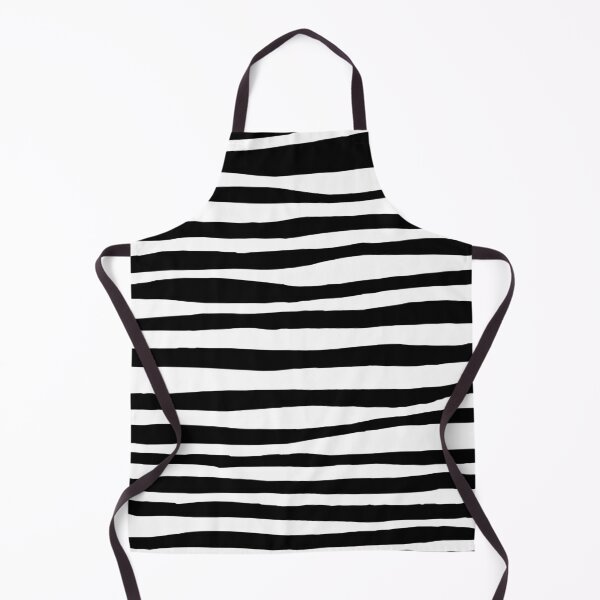 Item preview, Black and White Stripe Organic Pattern | Dark Minimal Alt Aesthetic | Dark Feminine Y2K designed and sold by dfly-creations.