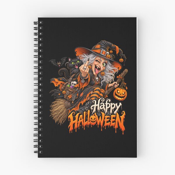 Item preview, Happy Halloween Witch and Cat designed and sold by Innsbrucker.