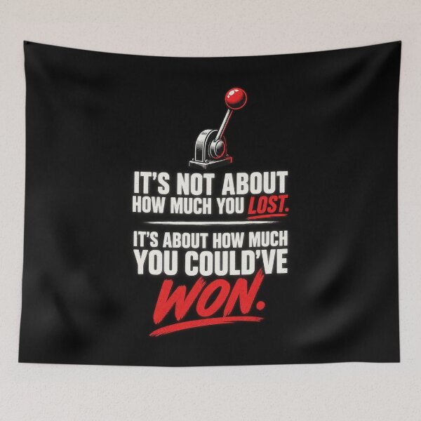 Item preview, Could've Won Casino Joke - Lucky Lever Quote designed and sold by FTS-Studio.