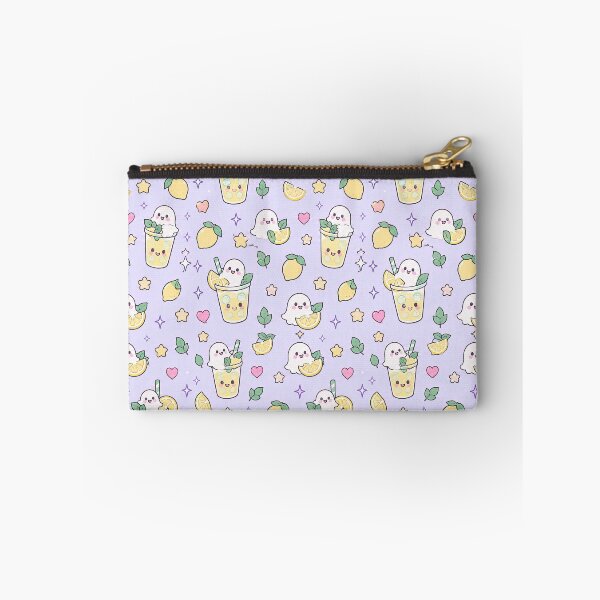 Item preview, Kawaii Ghost Lemon Soda Pattern designed and sold by Soft Berry Studio.