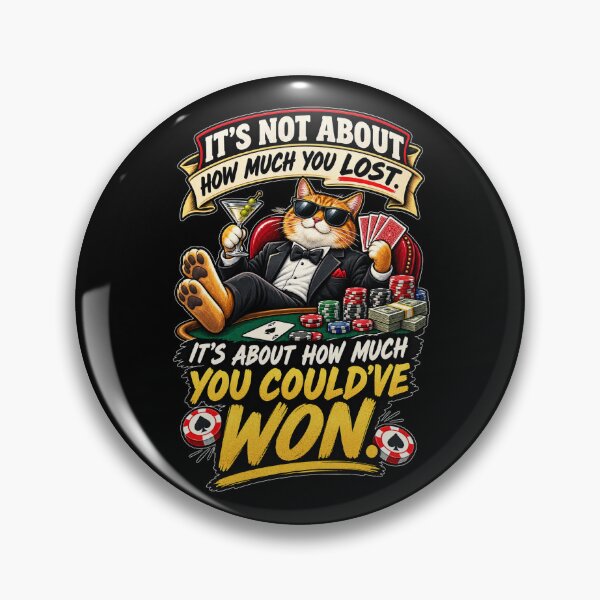 Item preview, Could've Won Poker Cat - Funny Casino Gambler designed and sold by FTS-Studio.