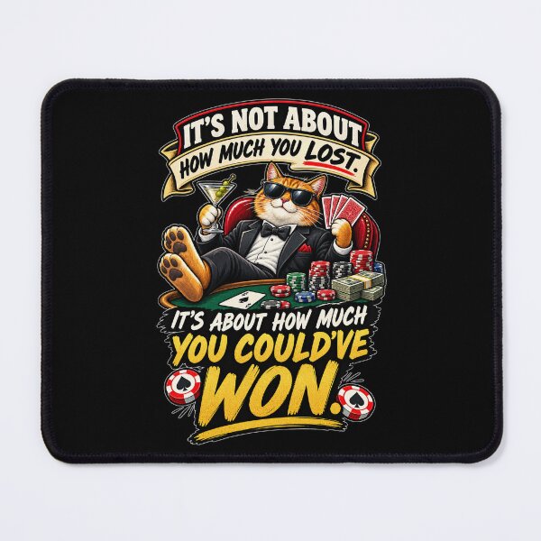 Item preview, Could've Won Poker Cat - Funny Casino Gambler designed and sold by FTS-Studio.