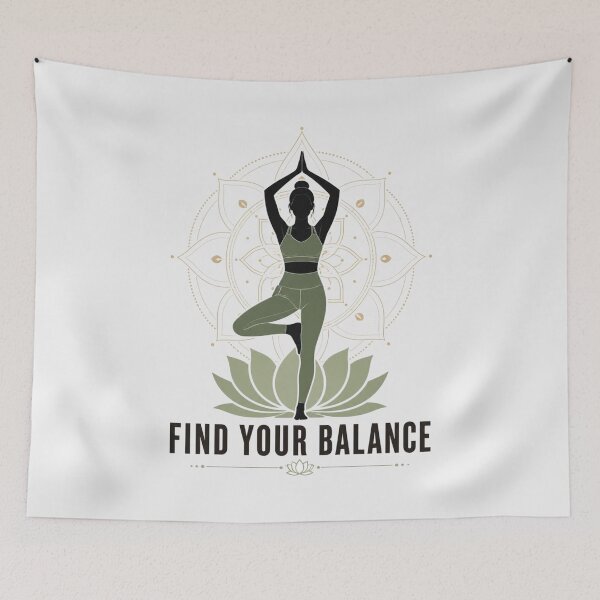 Item preview, Find Your Balance Yoga Mandala Spiritual Design designed and sold by MargaretPolanco.