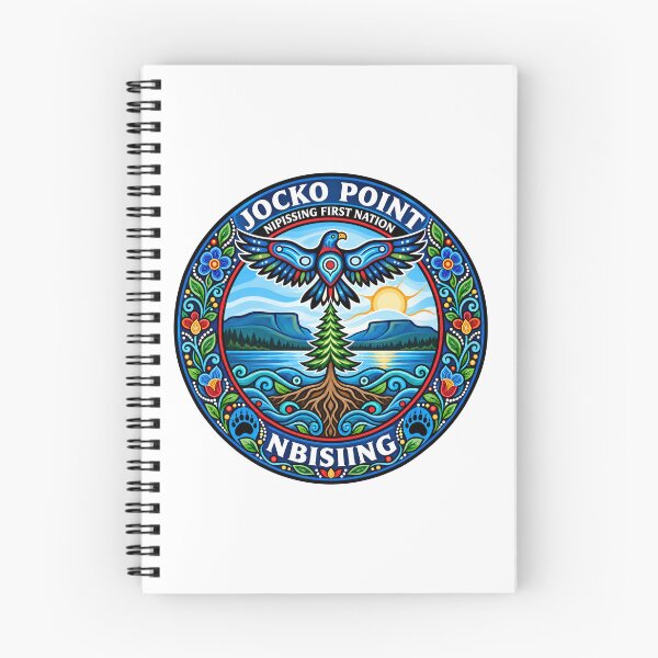 Item preview, Jocko Point Nipissing First Nation Nbisiing Thunderbird Woodland Art  designed and sold by SeriouslyArtistical.