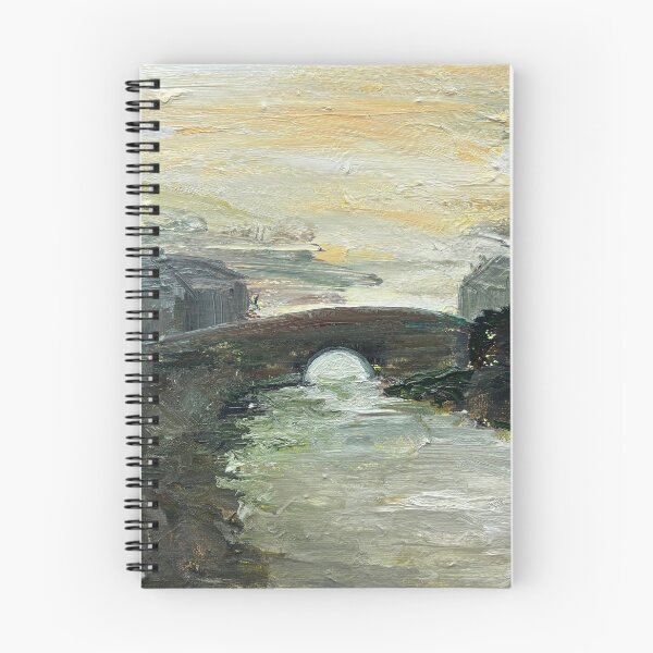 Item preview, Painting of a bridge in the village that's been there since at least 1100 CE designed and sold by StrayfishArts.