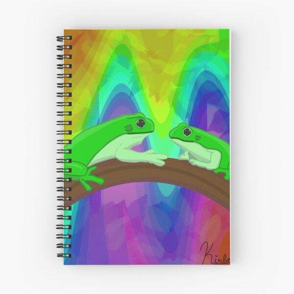 Artikelvorschau, Trippy Frösche entworfen und verkauft von Kirbee-Creates.
