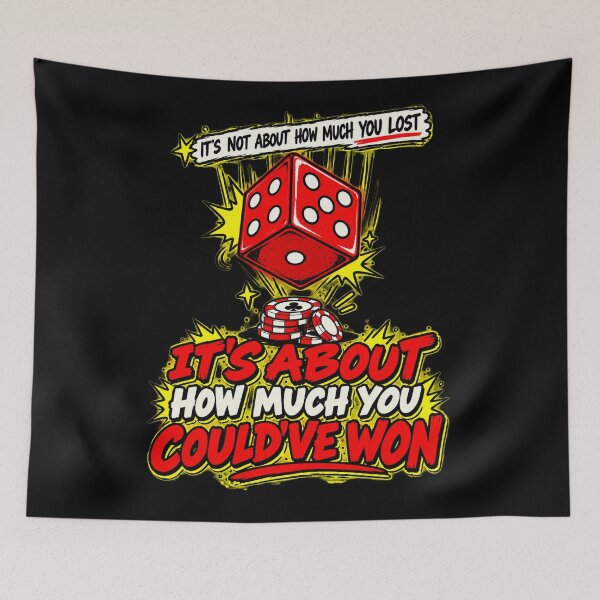 Item preview, Could've Won Dice Joke - Comic Casino Humor designed and sold by FTS-Studio.