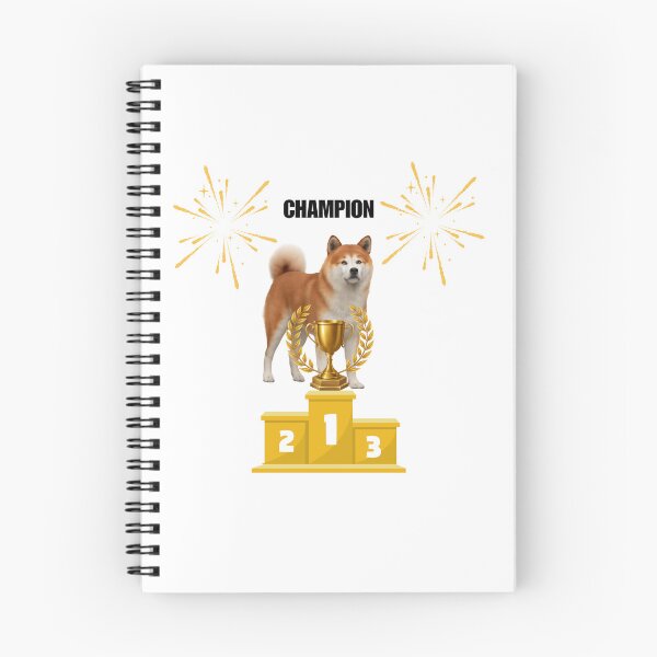 Item preview, Akita -Inu Champion Dog – Winner on the Podium designed and sold by DidiDesignShop.