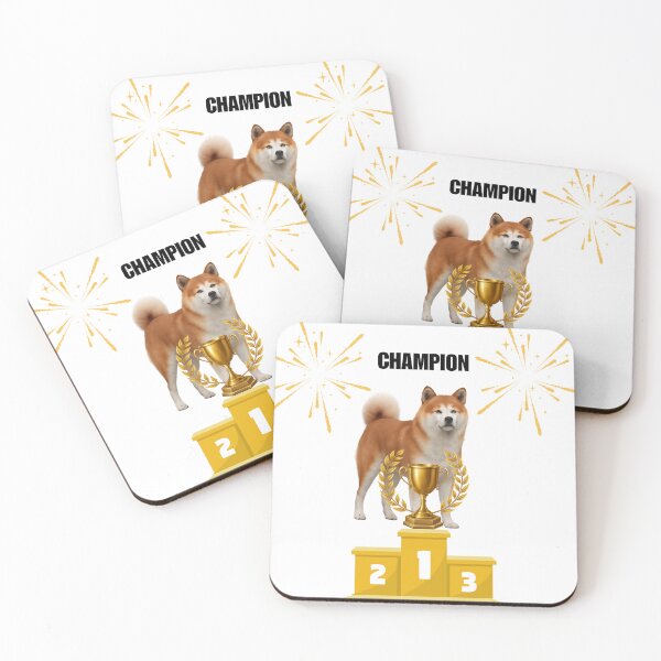 Item preview, Akita -Inu Champion Dog – Winner on the Podium designed and sold by DidiDesignShop.