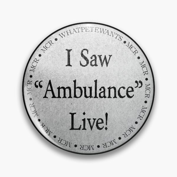 Item preview, Ambulance LIVE designed and sold by whatpetewants.