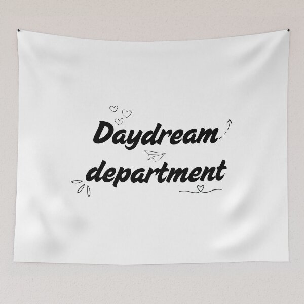 Item preview, Daydream Department Funny Relatable Office Quote - Cute Minimalist Sticker Design designed and sold by Rehnair.