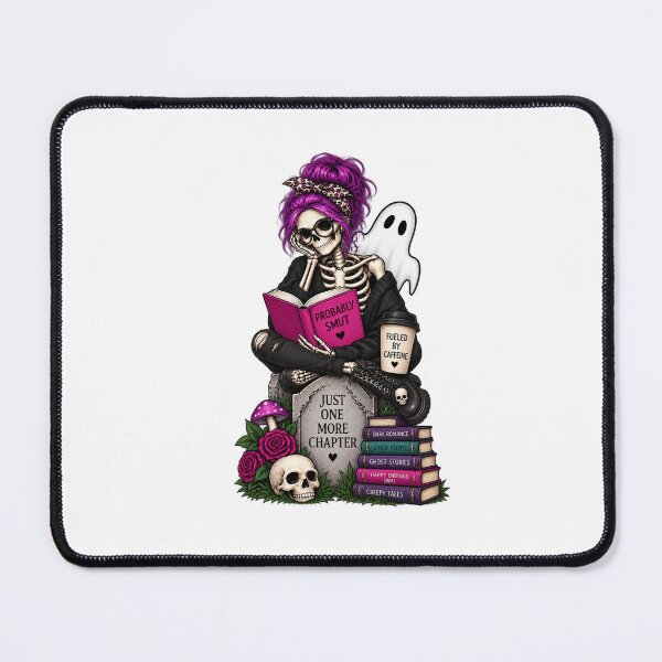 Item preview, Just one more chapter skeleton designed and sold by DisorderlyDigital.