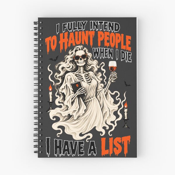 Item preview, I Fully Intend To Haunt People Skeleton designed and sold by MagicTheDog.