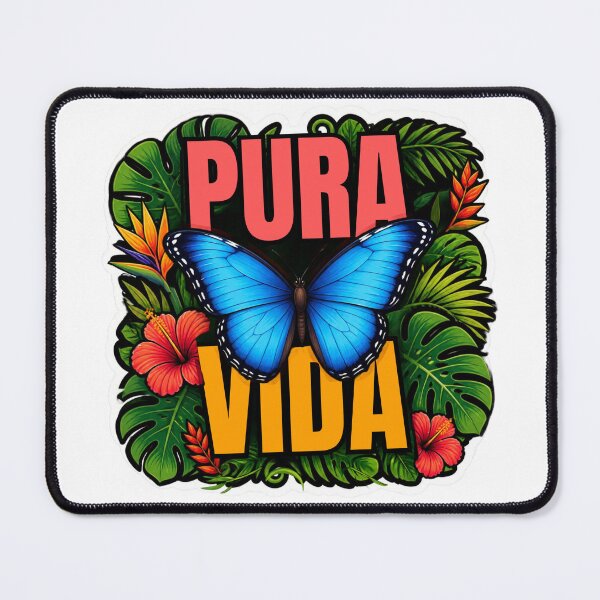 Item preview, Blue Morpho Butterfly Pura Vida  designed and sold by TicoInk.