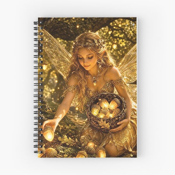 Item preview, Golden Acorn Fairy Forest Magic designed and sold by Storybook Botanica.