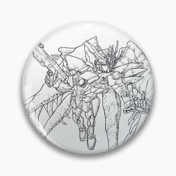 Item preview, Chibi Gundam Wing Zero Lineart designed and sold by DMDigitalManus.