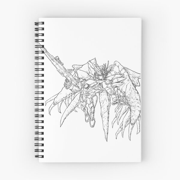 Item preview, Chibi Gundam Wing Zero Lineart designed and sold by DMDigitalManus.