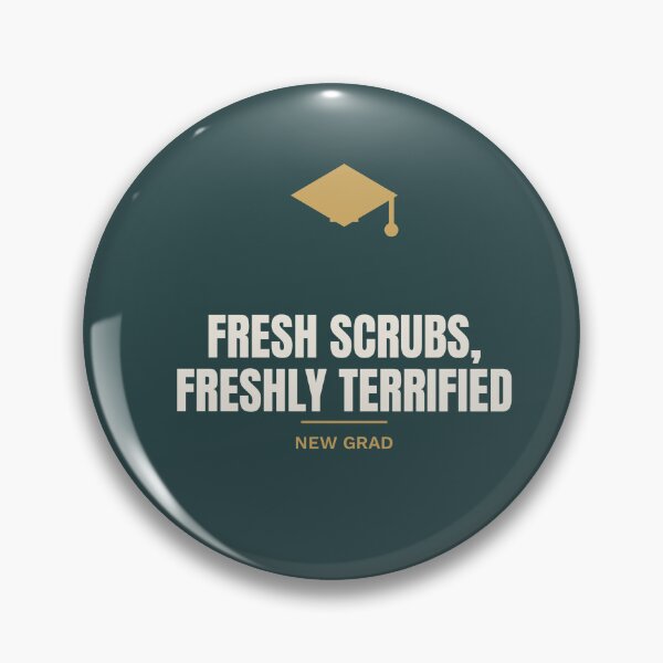 Item preview, Fresh Scrubs, Freshly Terrified designed and sold by Saline&Sarcasm.