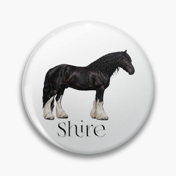 Item preview, Majestic Black Shire Horse Breed Equestrian Art designed and sold by Vibe-Vary.