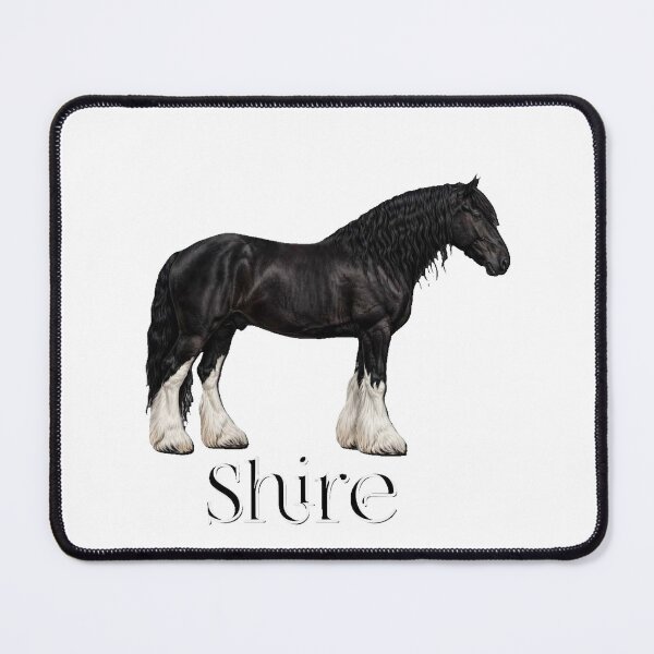 Item preview, Majestic Black Shire Horse Breed Equestrian Art designed and sold by Vibe-Vary.