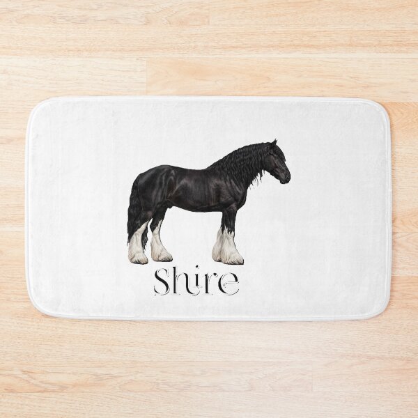 Item preview, Majestic Black Shire Horse Breed Equestrian Art designed and sold by Vibe-Vary.