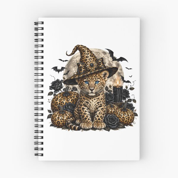 Item preview, Leopard Witch Halloween Spooky Leopard Pumpkin Coquette Bow Cute Halloween designed and sold by Rtcraftani.