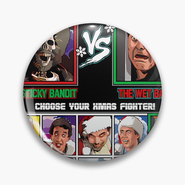 Item preview, Xmas Figh.ter - Stickys Ban.dits Vs Wets Ban.dits designed and sold by VaporThicket.