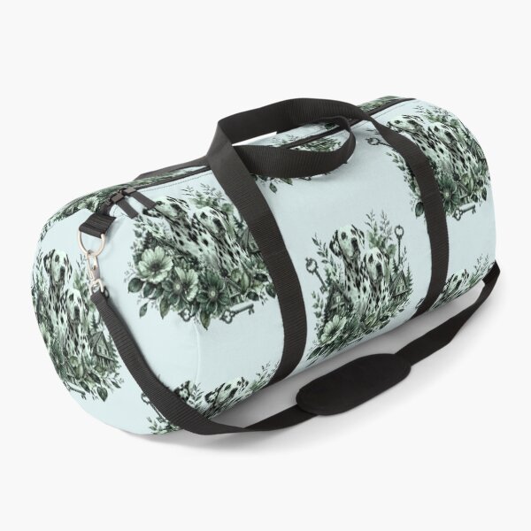 Item preview, Forest Green Dalmatian Dogs Vintage Art designed and sold by the artedivino.