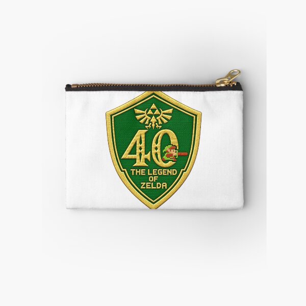 Item preview, Zelda Shield replica – 40 years of legend, embroidered effect designed and sold by Pixel Otaku Gallery.