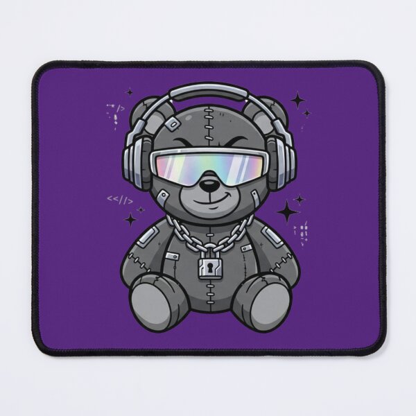 Item preview, The cyber-goth teddy bear designed and sold by BiaSMartins.